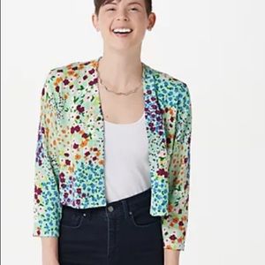 Isaac Mizrahi Live Openfront Cardigan 